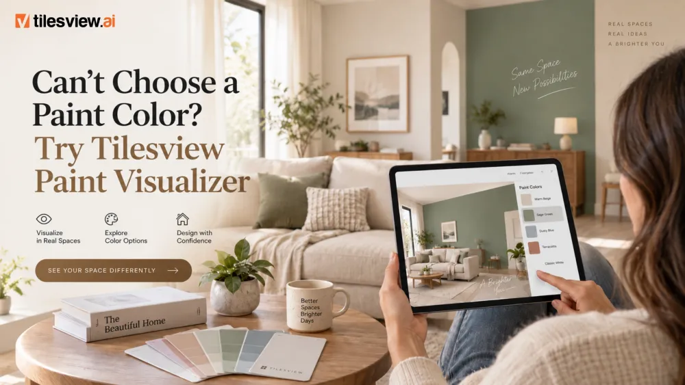 لا يمكنك اختيار لون الطلاء؟ جرب برنامج Tilesview Paint Visualizer